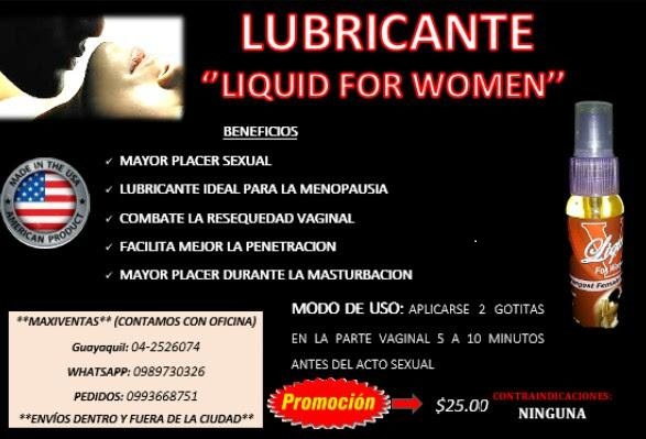 LIQUID FOR WOMAN: ESTIMULANTE VAGINAL