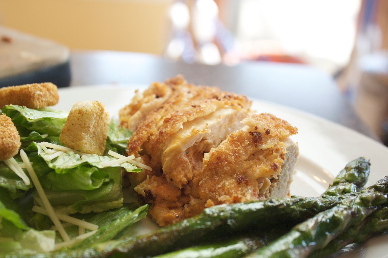 Thyme In Our Kitchen Hummus Stuffed Chicken Breast