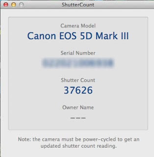 free shutter count