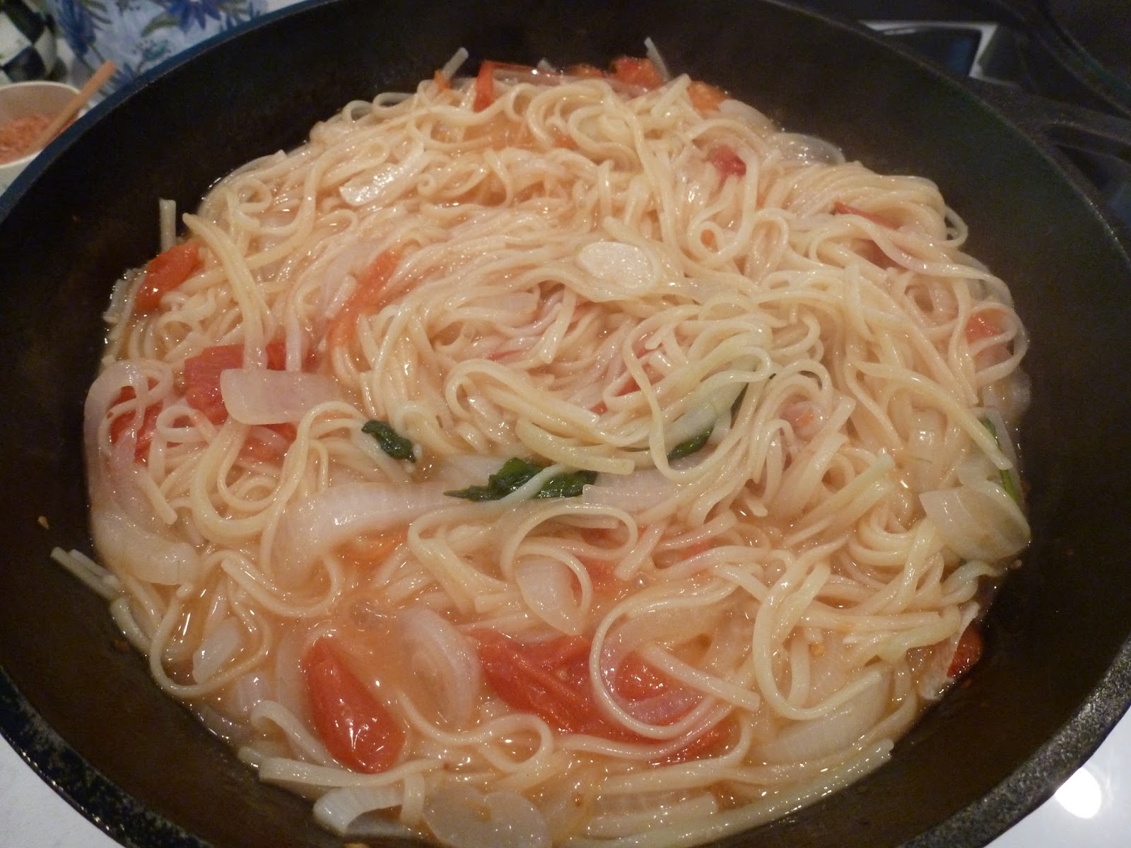 The Sketchy Reader OnePan Pasta {this recipe is *brilliant*}