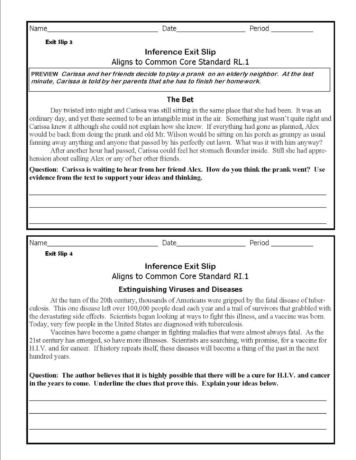 Exit Slips Kelly Hancock's EDUC 310 Teaching Strategies
