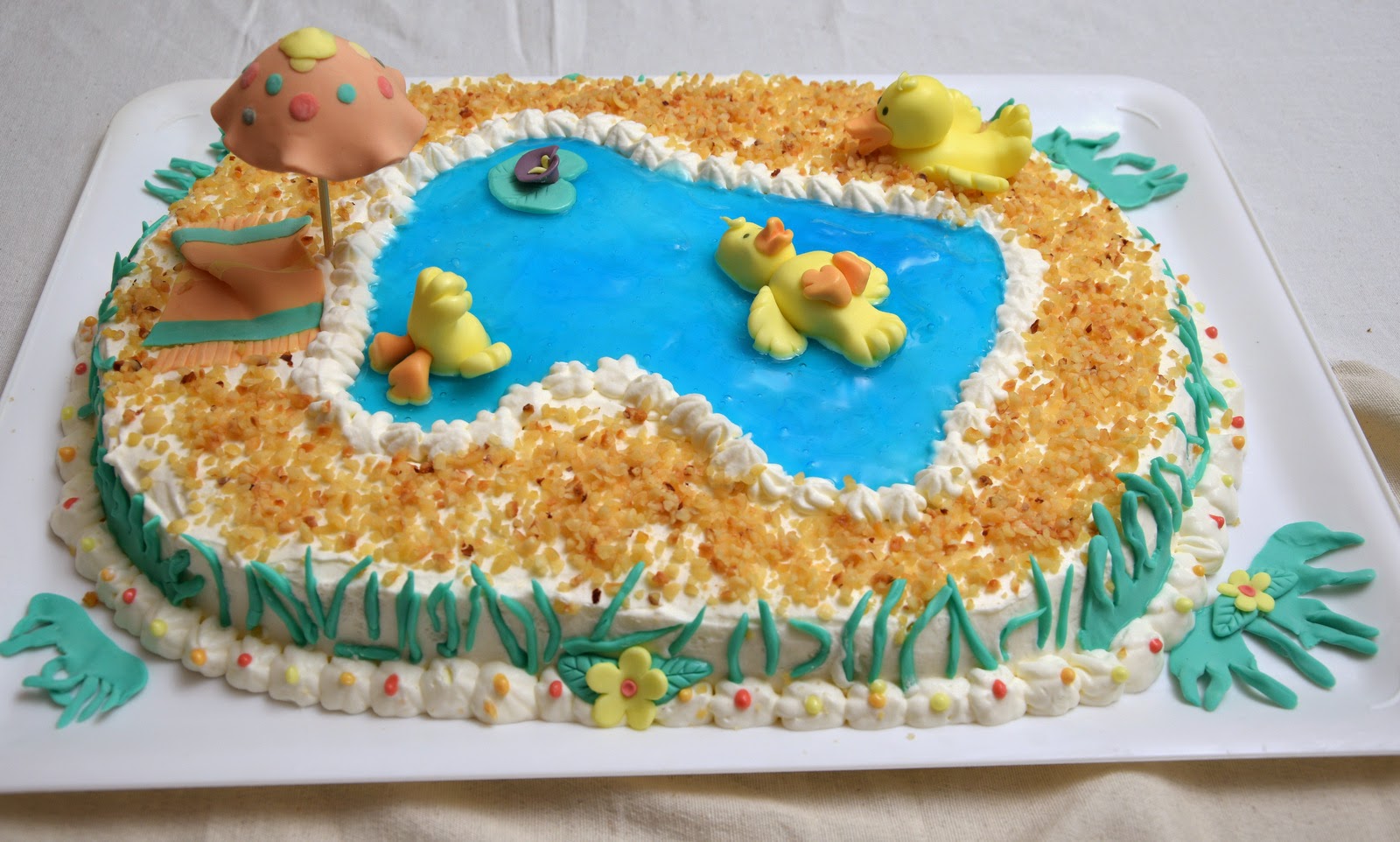 Decoracion De Tortas Playa