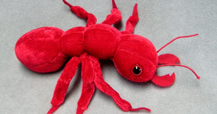 Tapir and Friends Animal Store (Realistic Stuffed Animals and Plastic  Animals): Stuffed Toy Red Ant / Fire Ant