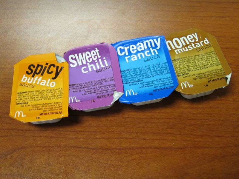 Review McDonald's New Chicken McNugget Sauces Brand Eating