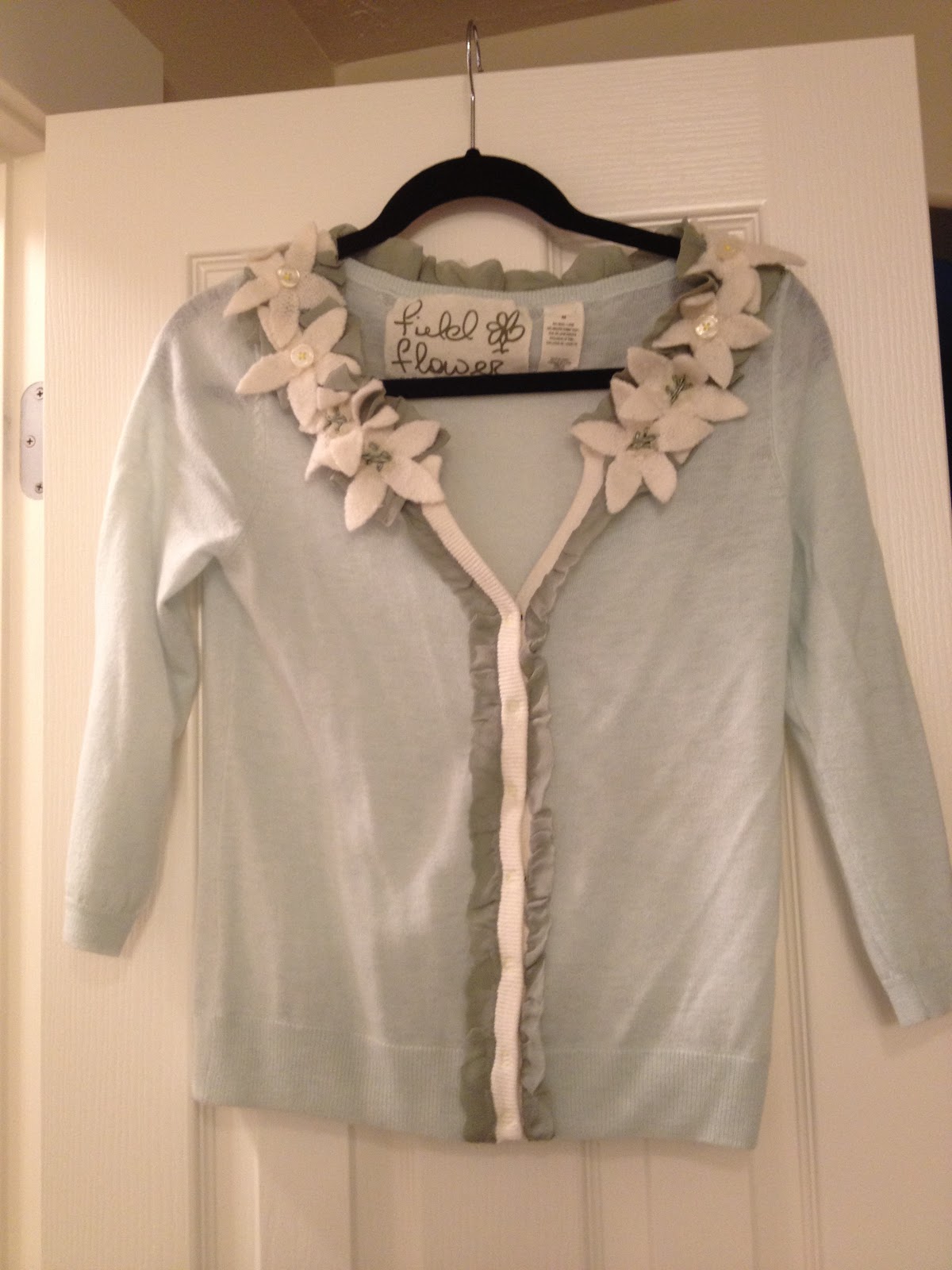 felted lei cardigan