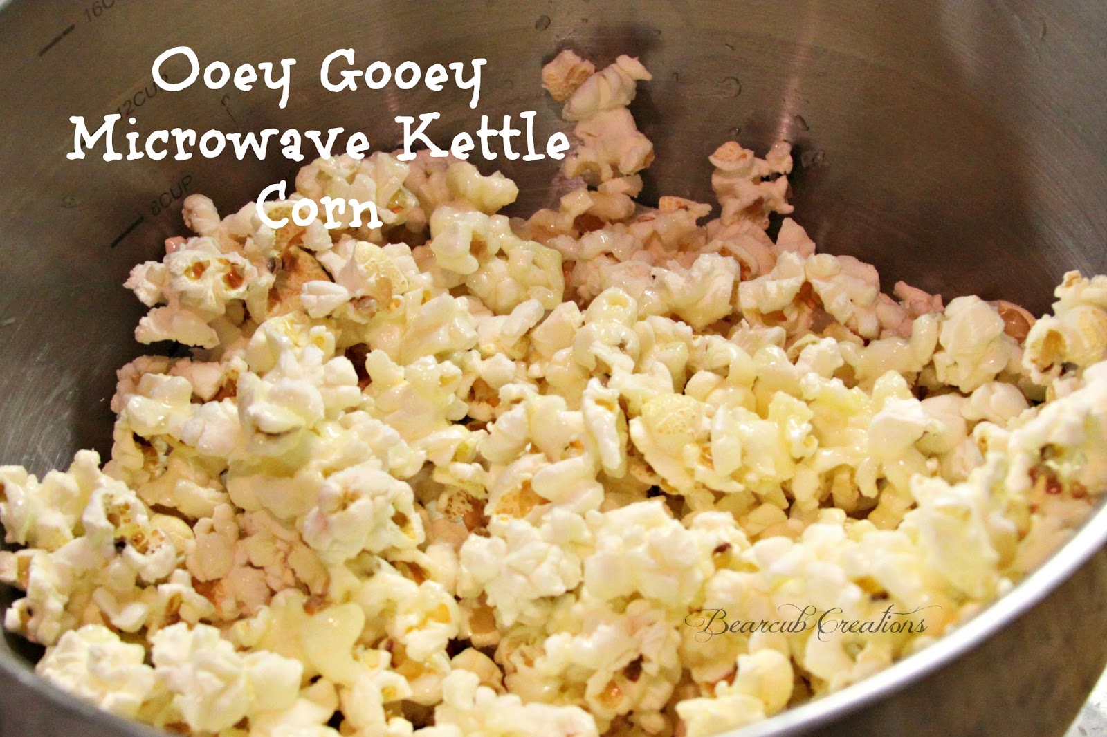 Bearcub Creations Ooey Gooey Microwave Kettle Corn