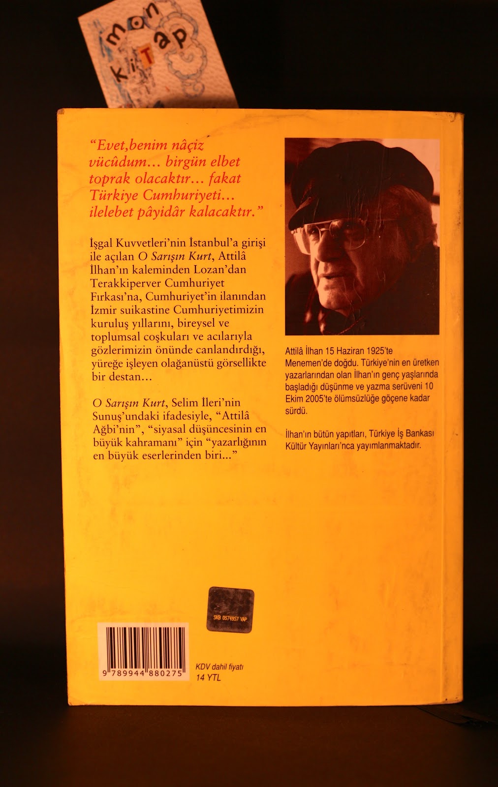 Attila Ilhan Kitapligi Mon Kitap