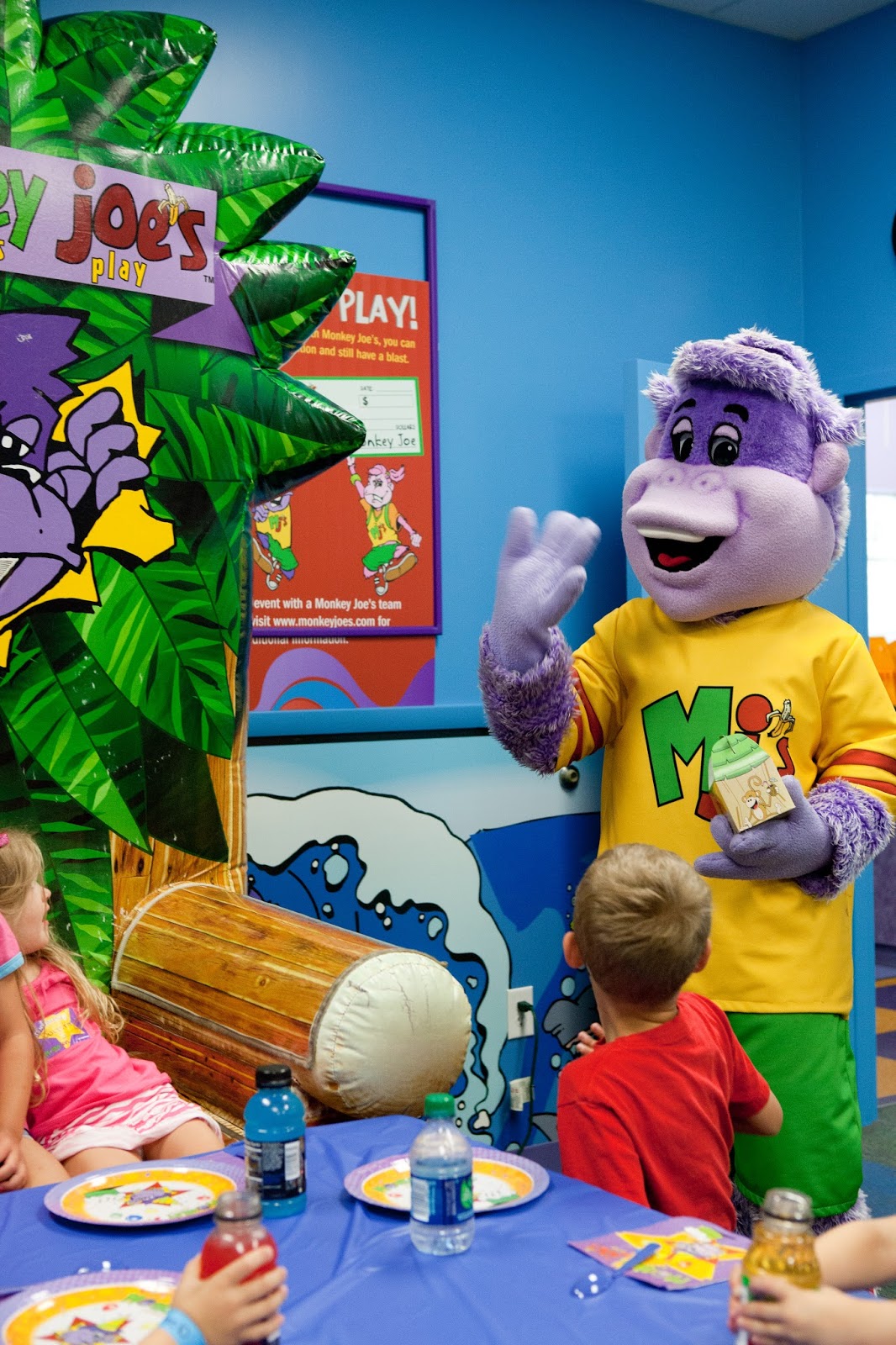 Our new adventures Monkey joe's birthday party