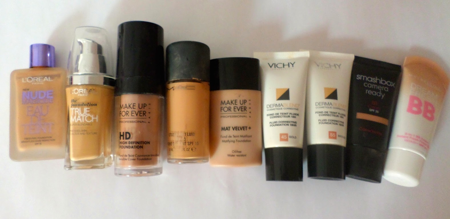 My foundation & BB cream collection. mehshake.