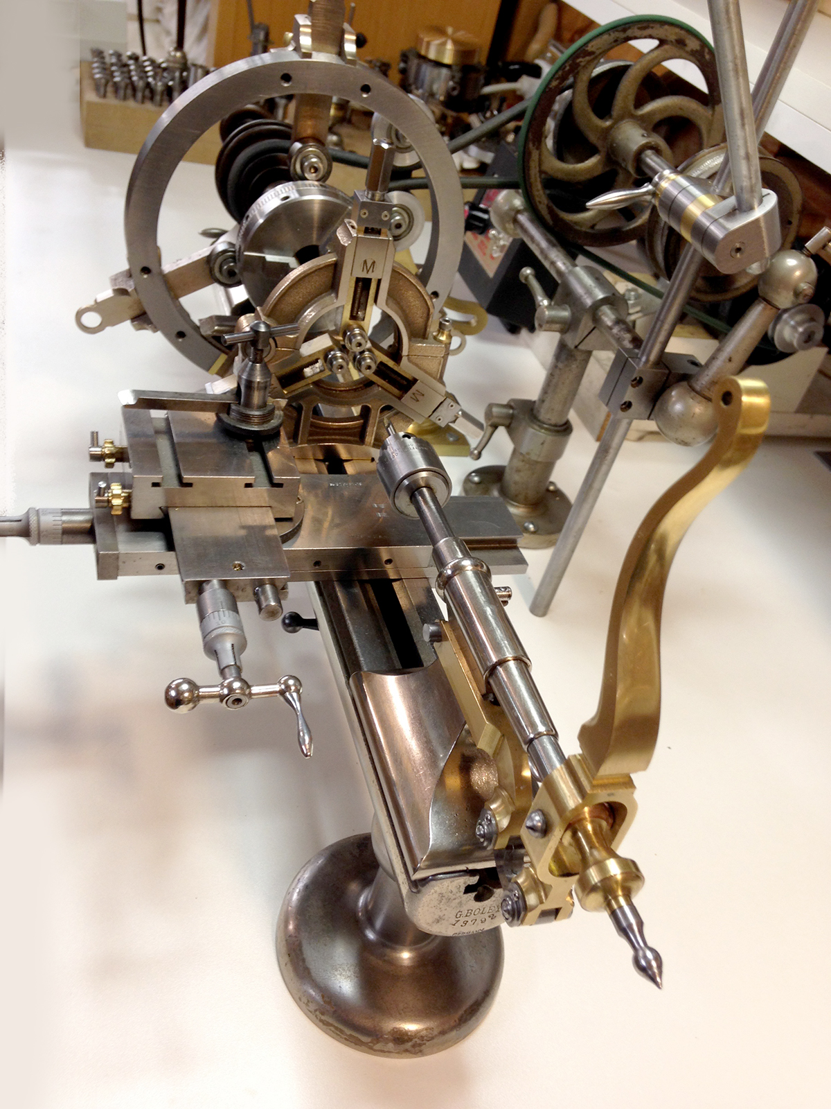 MOWRER WW LATHE TOOLS The fully dressed watchmakers lathe