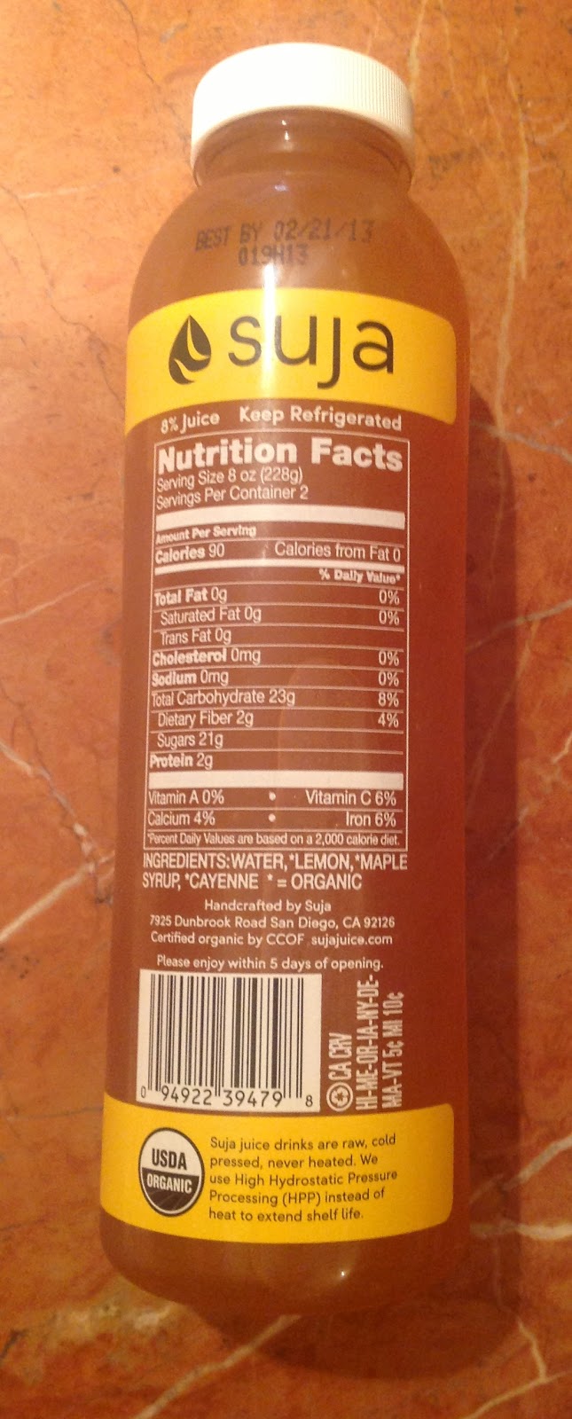 Suja Master Cleanse Juice FINALLY A Way To Drink The Master Cleanse