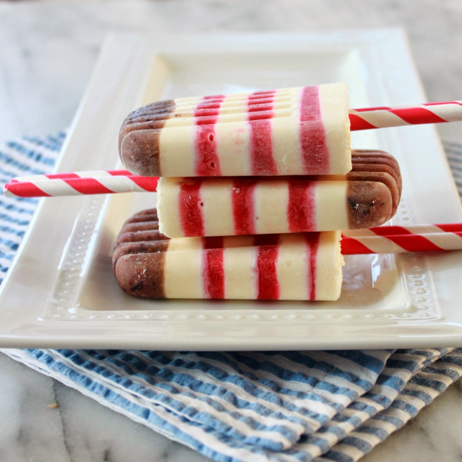 Very Berry Patriotic Popsicles