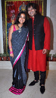 Vivek Oberoi With His Wife Priyanka on Diwali Celebration