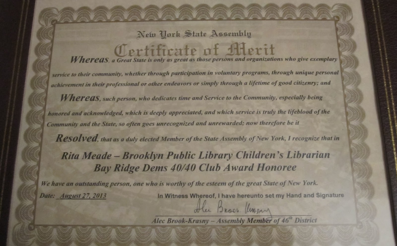 August 2013 Screwy Decimal