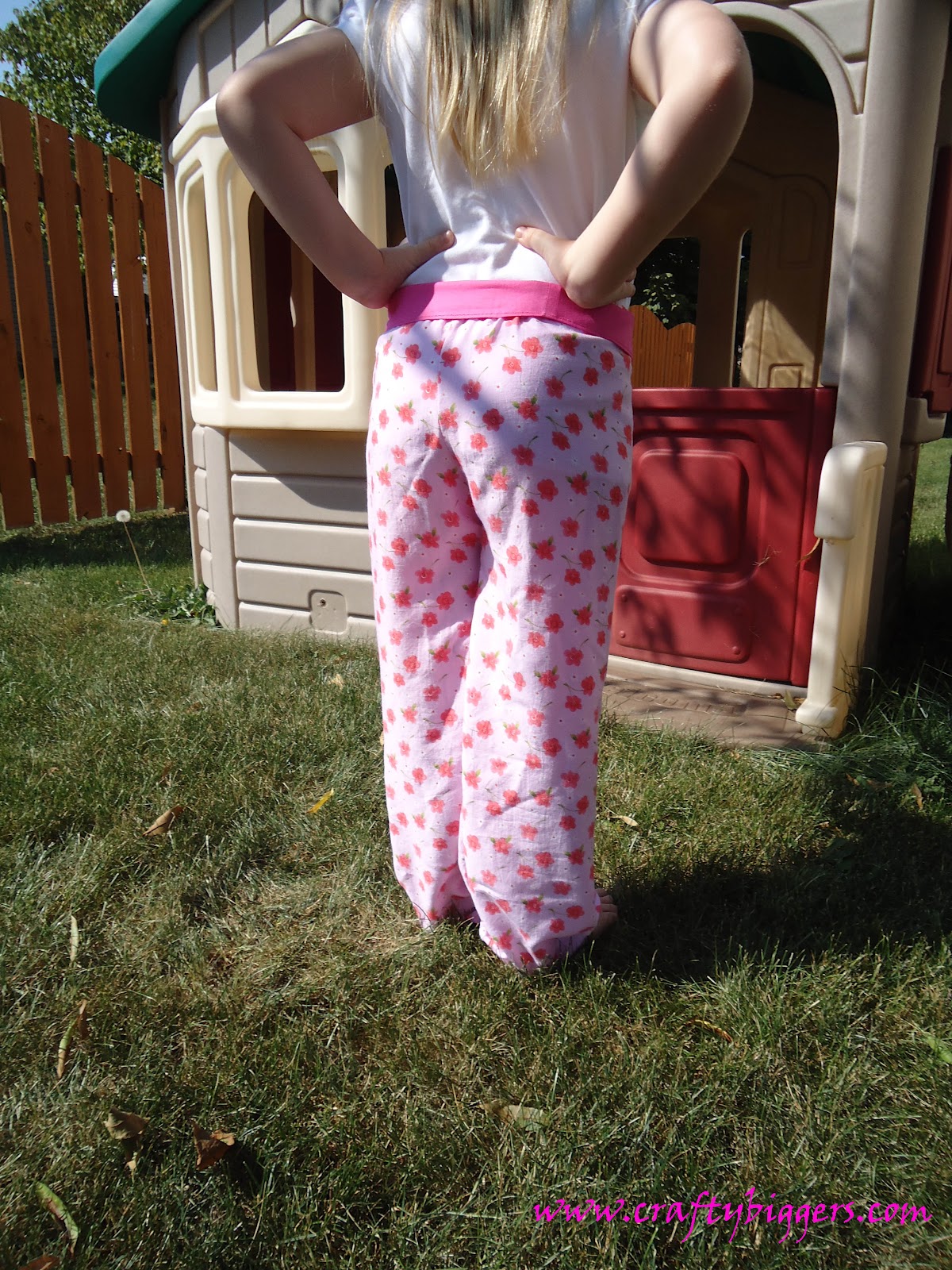 Crafty Biggers Whimsy Couture Jump Around Pants Pattern Review