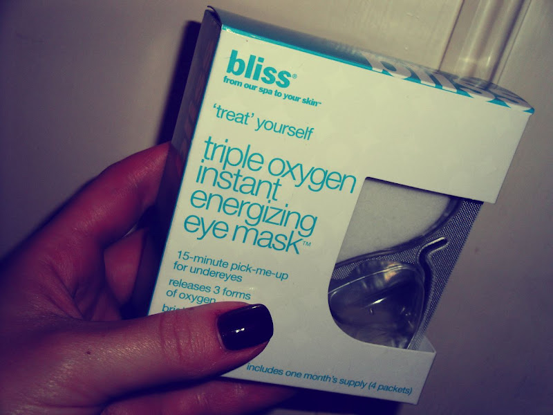 Bliss Triple Oxygen Instant Energizing Eye Mask...