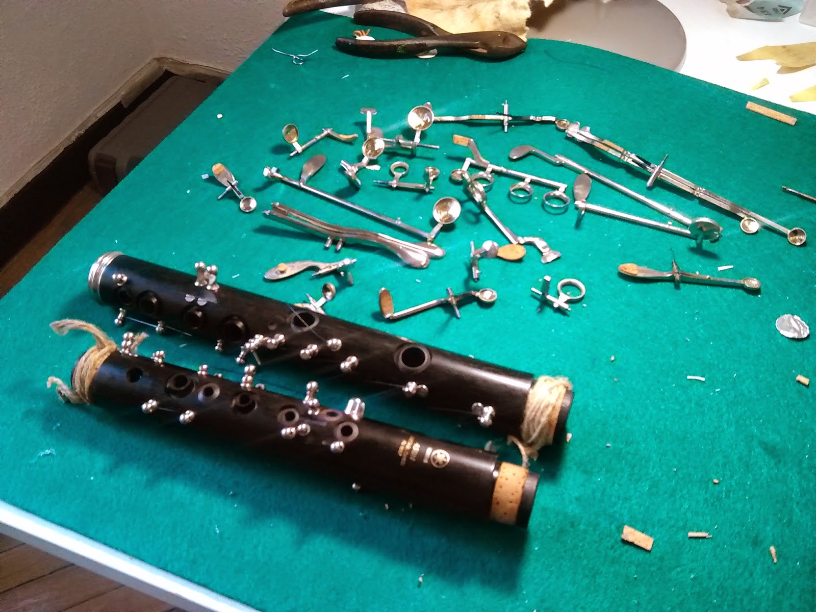 Reparación de instrumentos de viento en Madrid. Roberto Belda