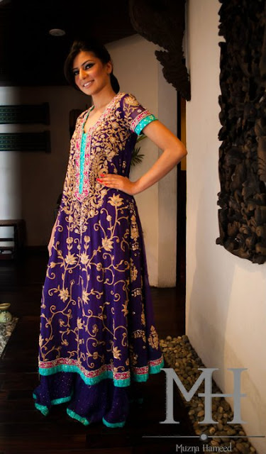4. Formal Pakistani Dresses By Muzna Hameed