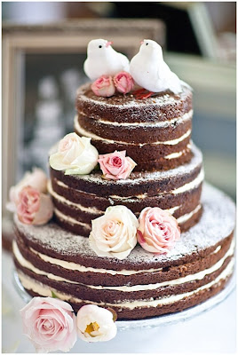 Naked Cake - Fotos de bolos sem cobertura Naked Cake - Fotos de bolos sem cobertura