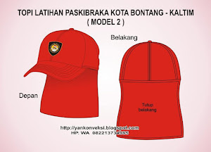 TOPI JEPANG TOPI LATIHAN PASUKAN 45 PASKIBRA