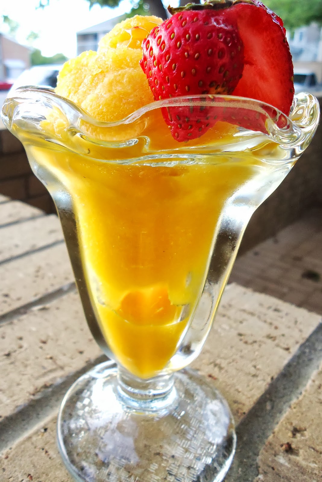 Foodie & Fabulous Simple Mango Sorbet (No Ice Cream Maker Needed!)