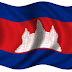 Camboja - bandeiras para colorir