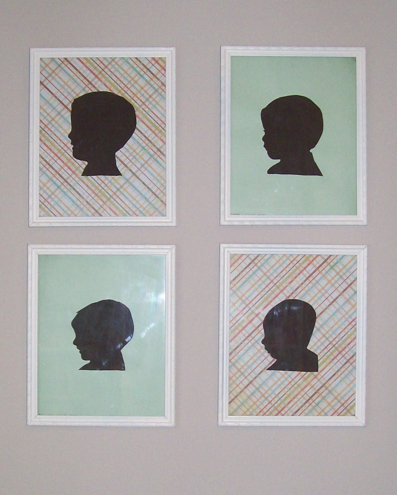 Scrappy Silhouettes from Serving Pink Lemonade