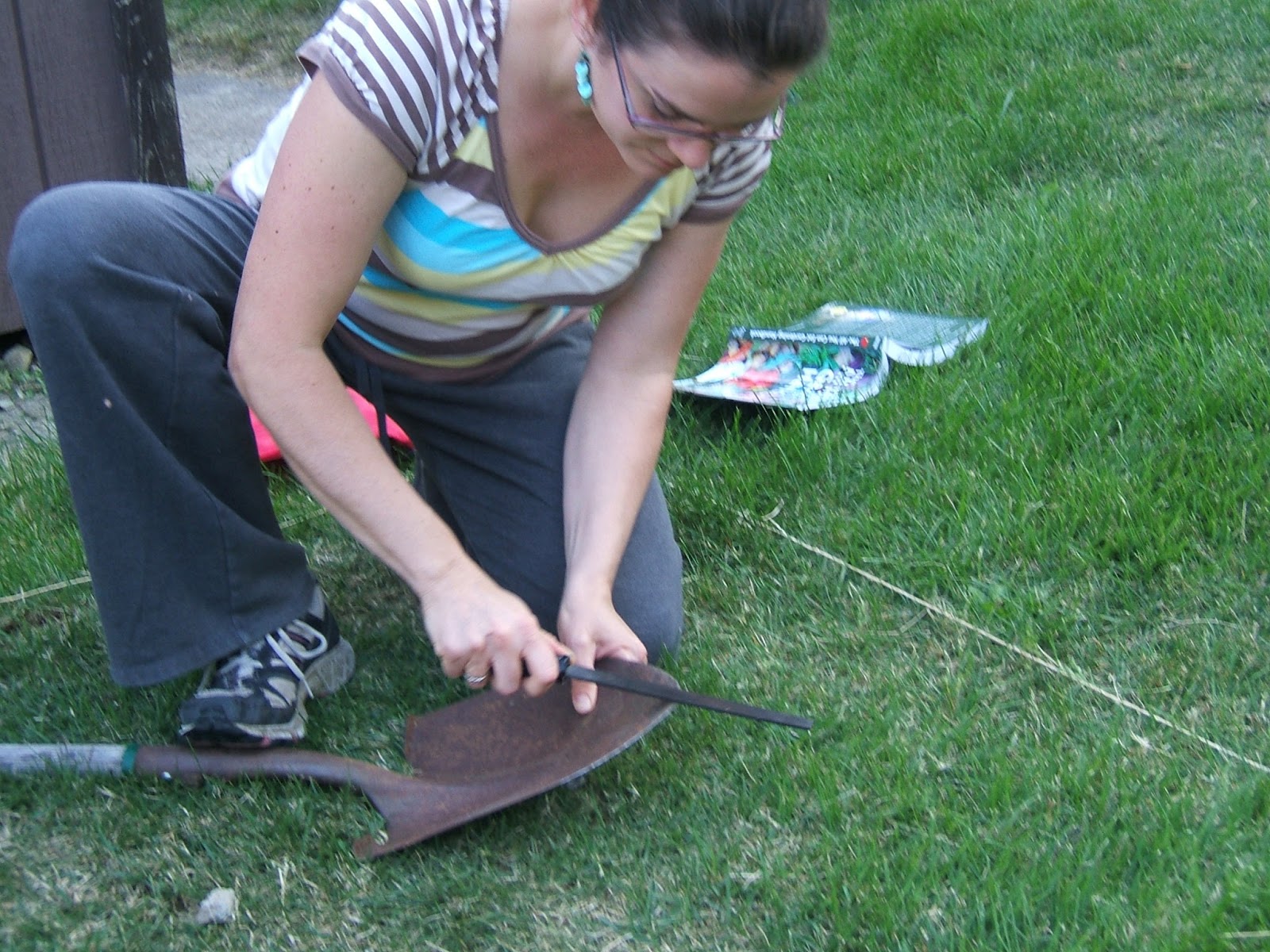 little*big*harvest Fast Friday Tip Sharpen Your Shovel