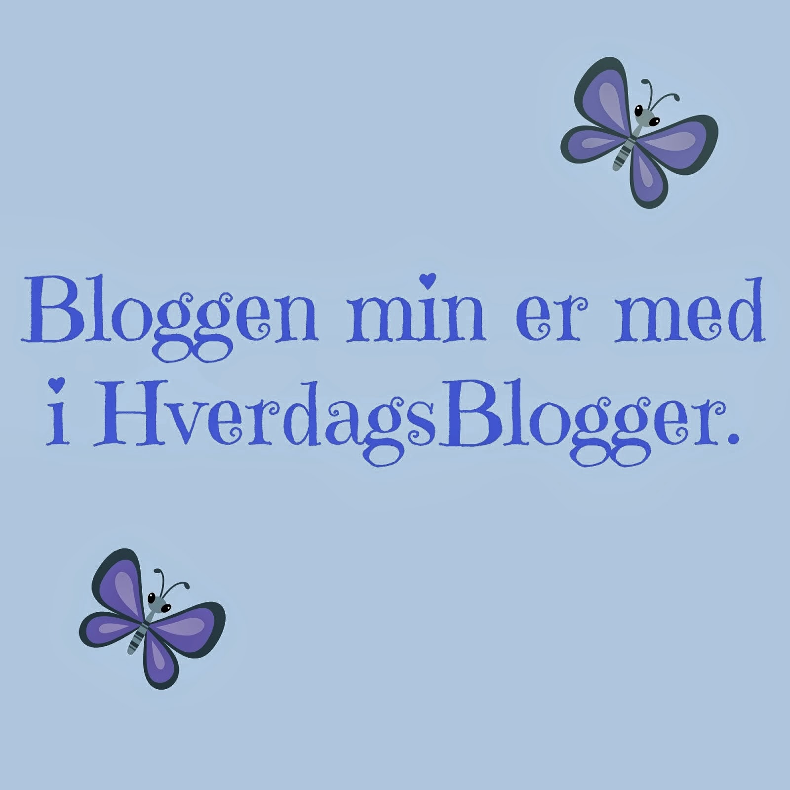 Bloggen min er med