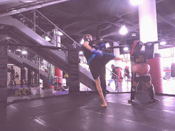 Training Muay Thai at Evolve MMA