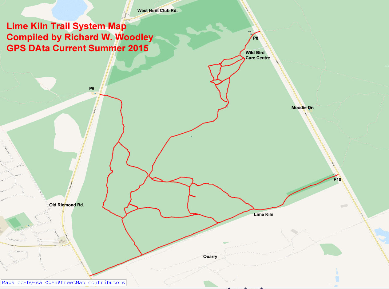 Lime Kiln Trail Map Richard's Gps Trail Maps: Lime Kiln Trail System Remapped 2015