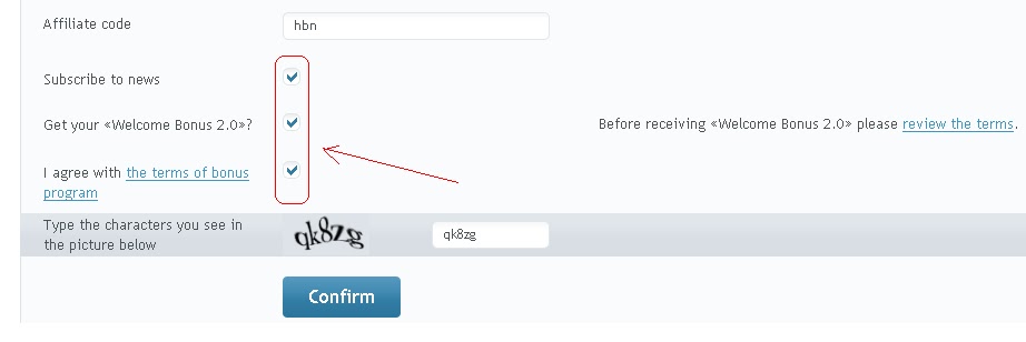 Roboforex bonus code