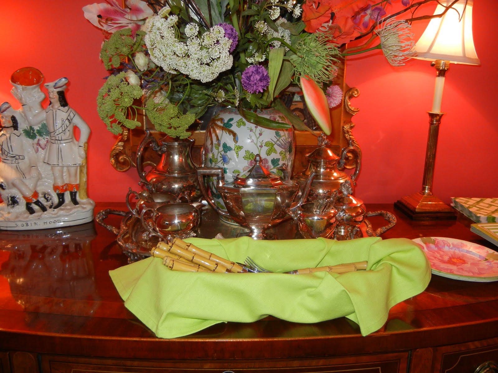 The French Tangerine inspired home... book club