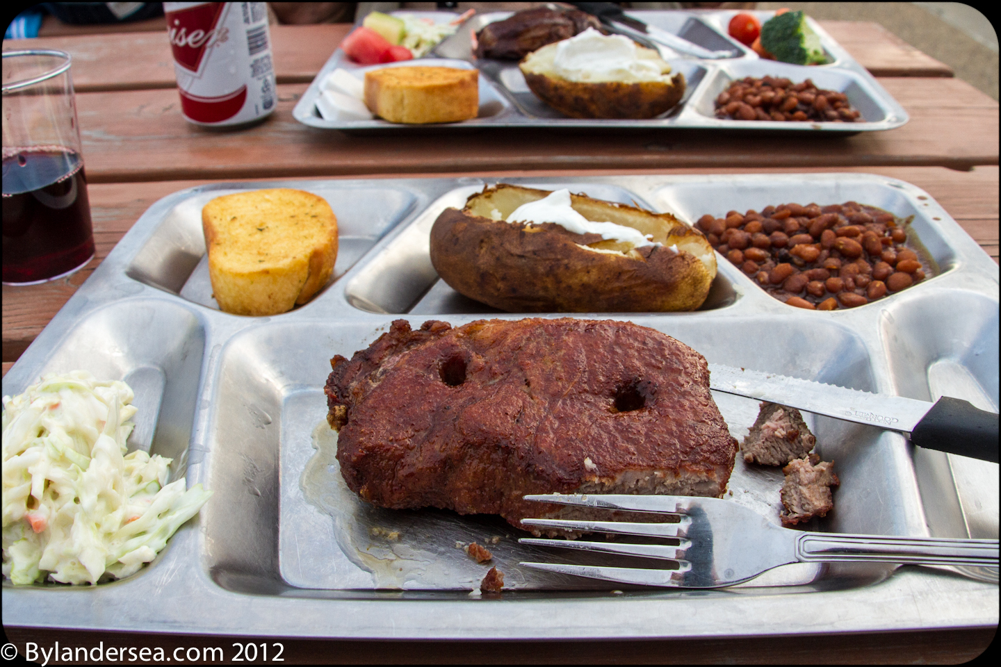 ByLanderSea Food Tales Medora, North Dakota Pitchfork Fondue