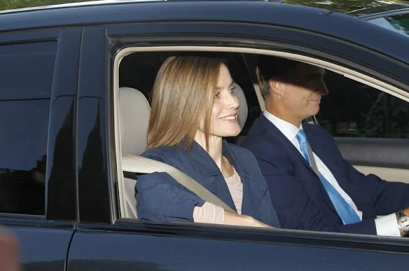 Queen Letizia and King Felipe bring their daughters Princess Leonor and Princess Sofia 