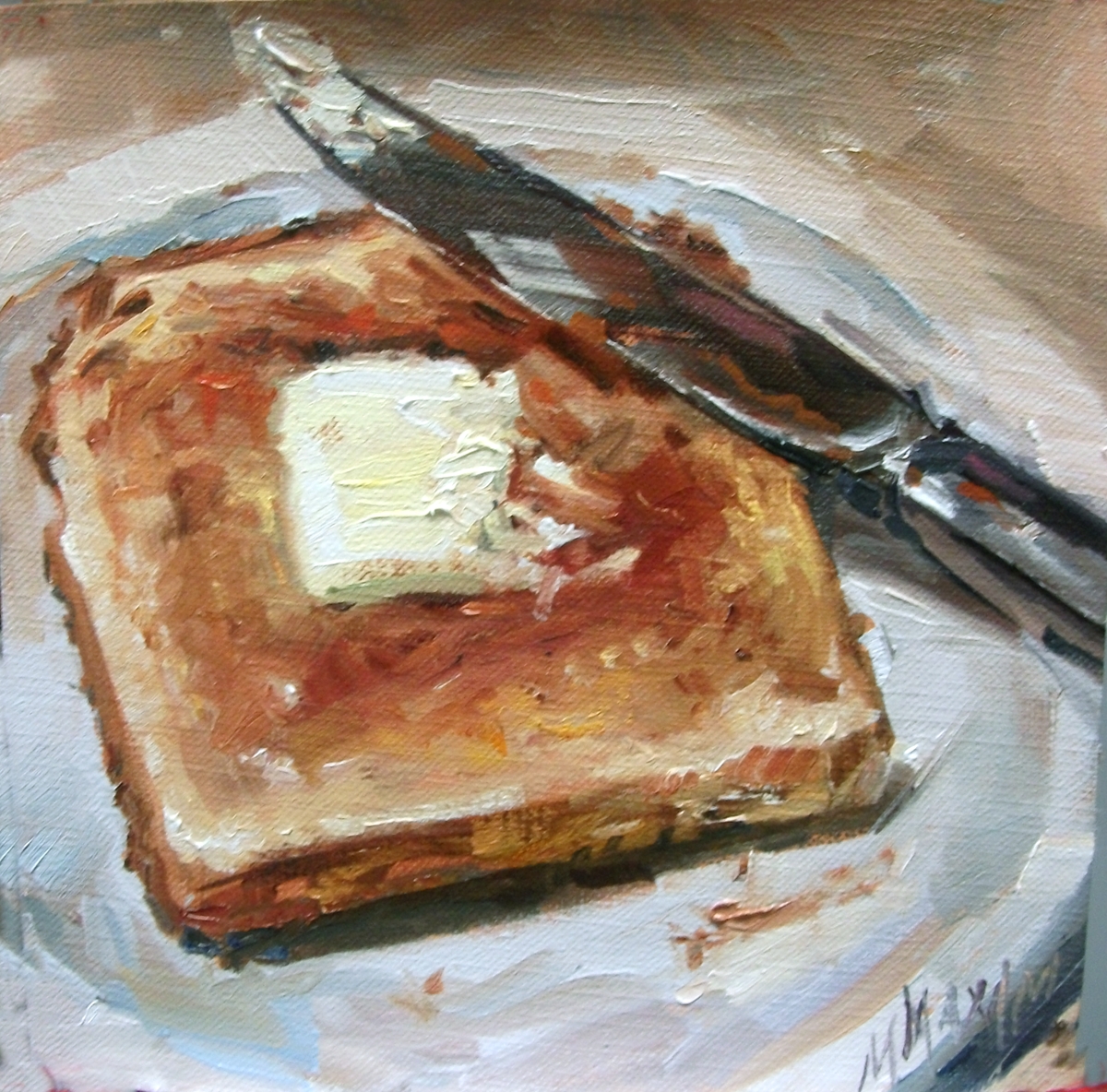 Mary Maxam paintings Toast