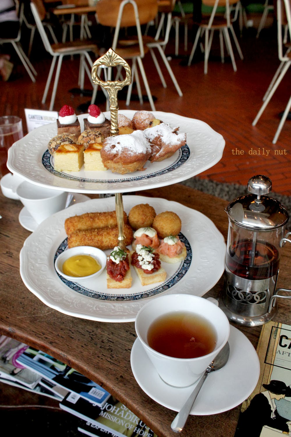 The Daily Nut Afternoon Tea for Two and Carvery at CANTEEN