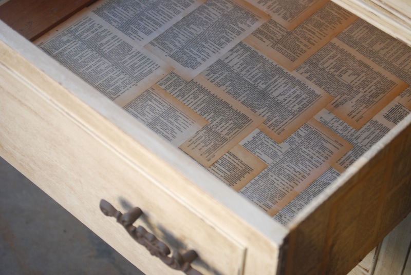 Restored to Beautiful Antique Dictionary Dresser