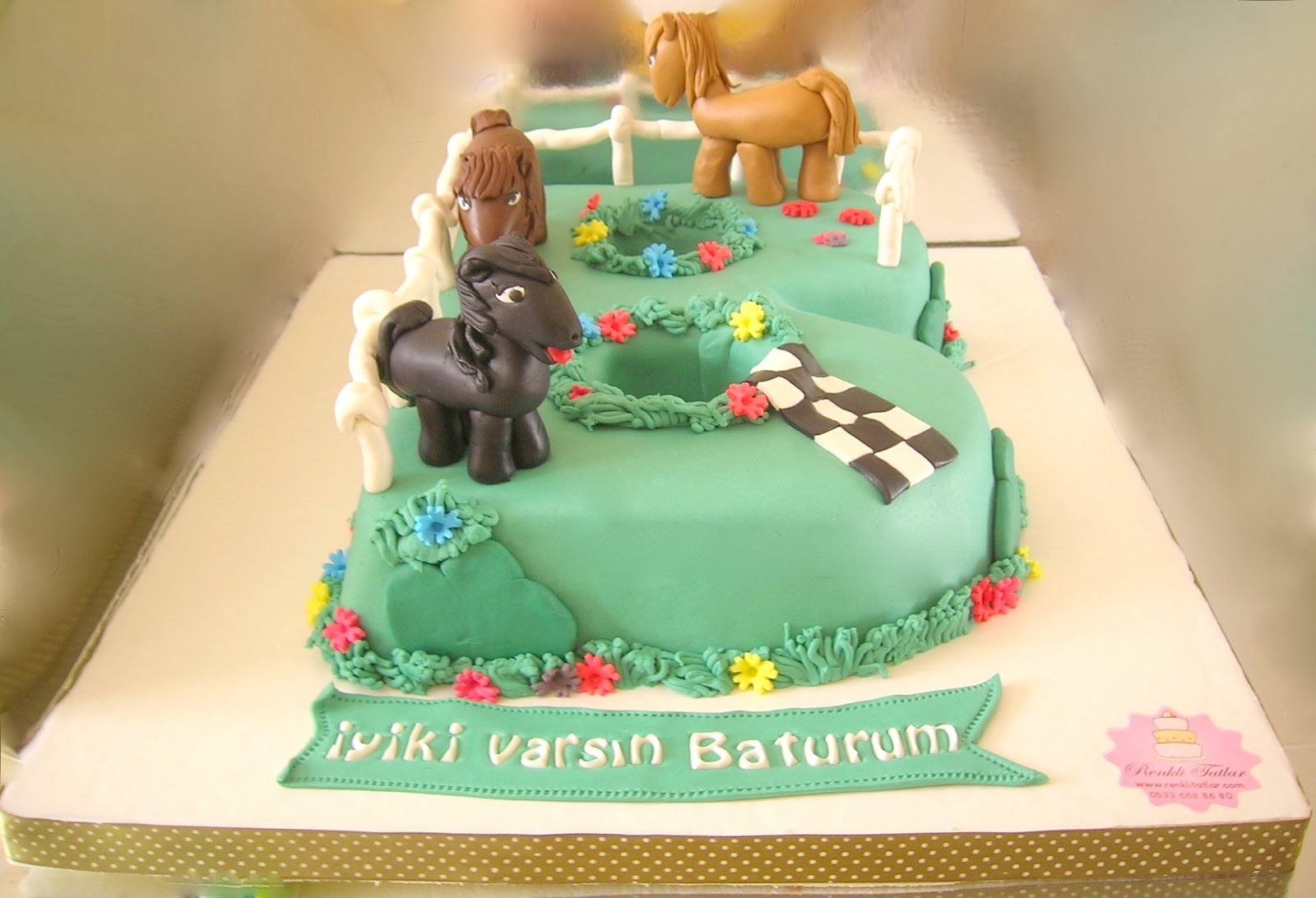 Renkli Tatlar Hayata Tat Katar Hipodrom (Atlı) Pasta.