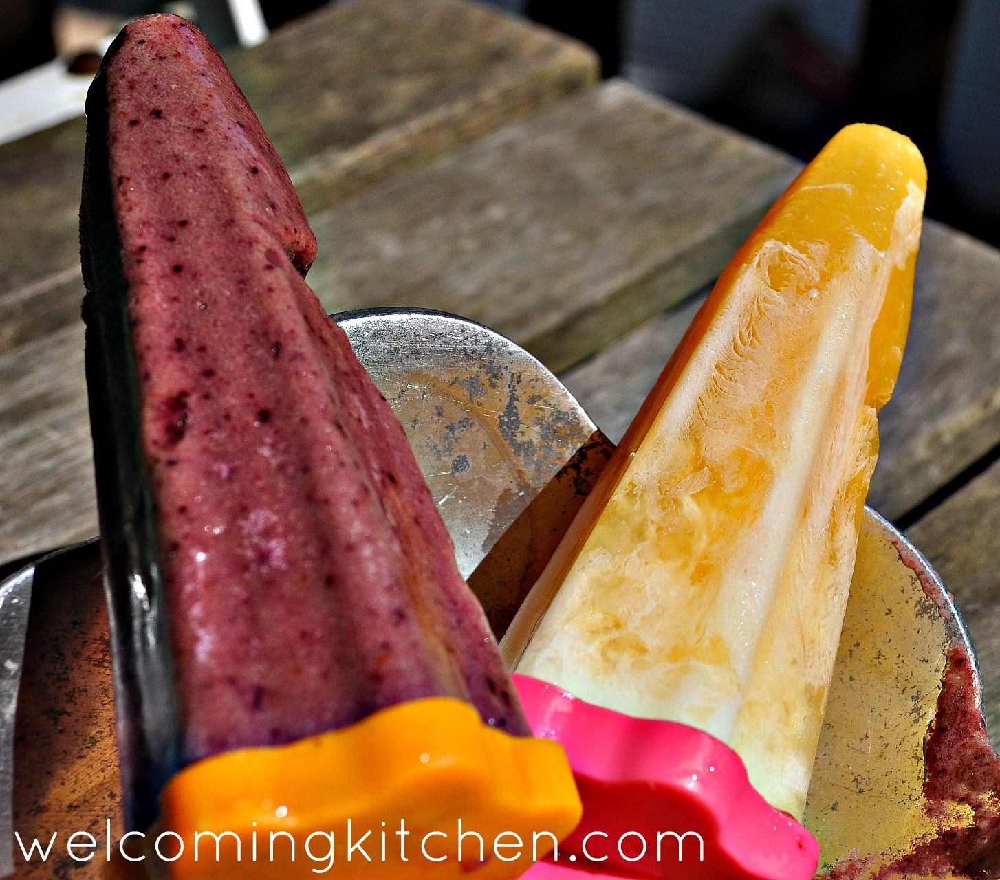 Lick Your Fruits and Veggies Smoothie Ice Pops Kim's Kitchen