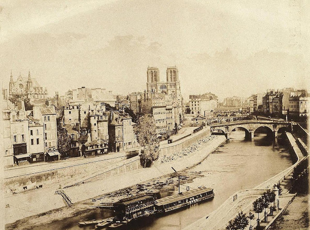 Fascinating Historical Picture of Notre Dame Paris in 1853 