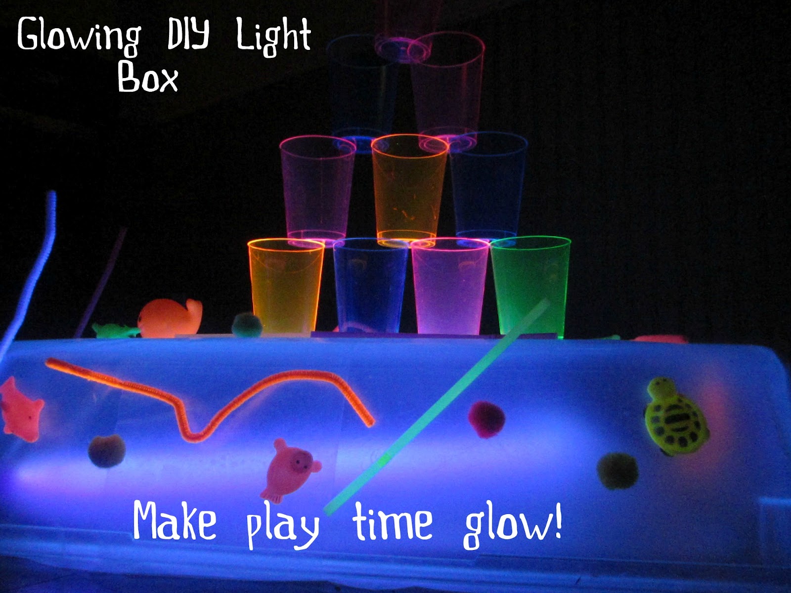 Black Light Sticky Table Growing A Jeweled Rose