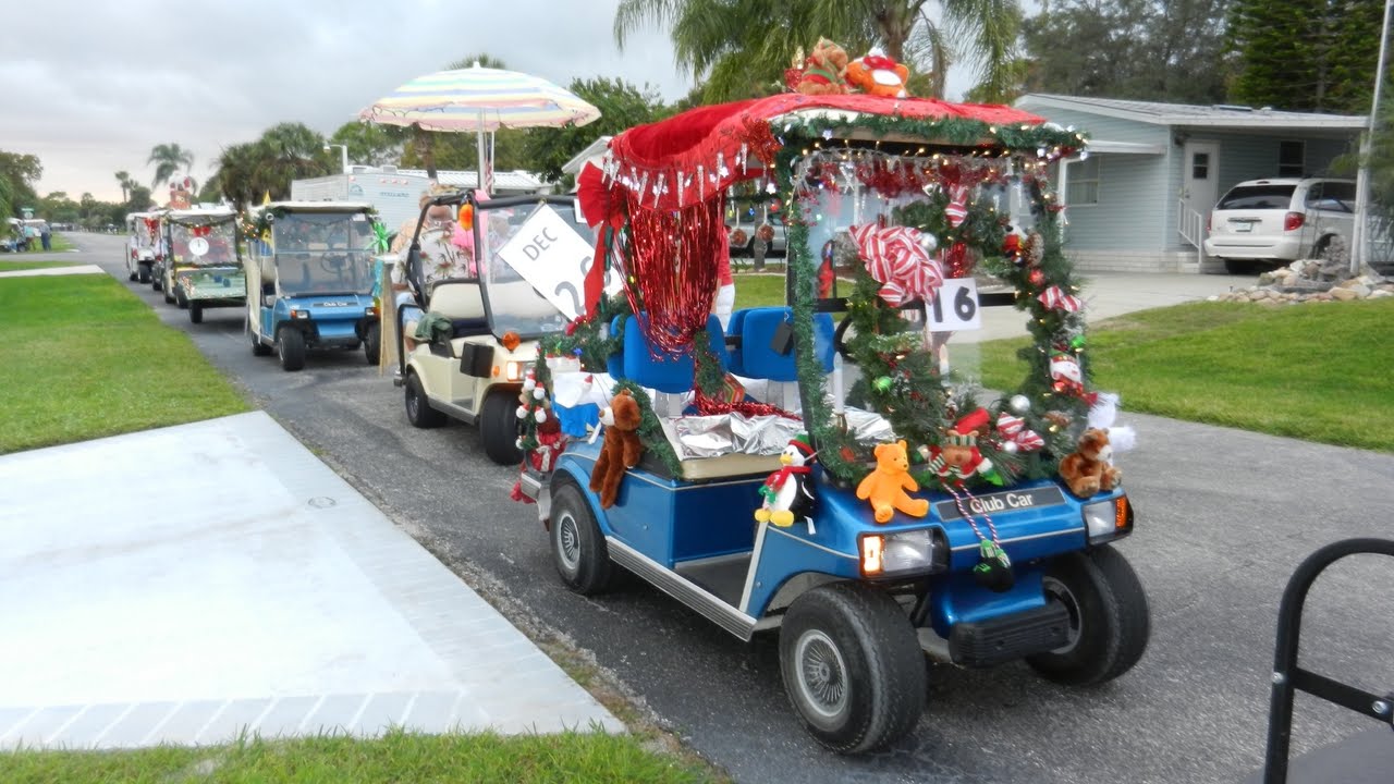 Retirement Rocks 2011 Christmas Golf Cart Parade