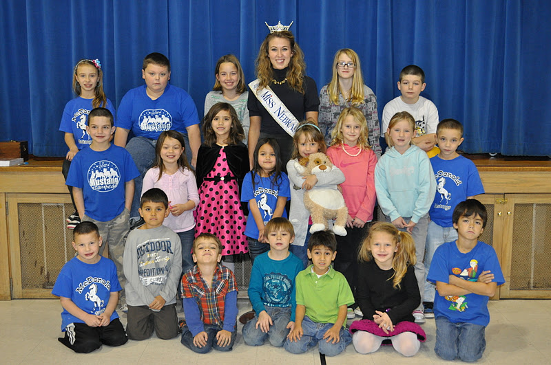 Adventures of Miss Nebraska 2011 ) December School Visits