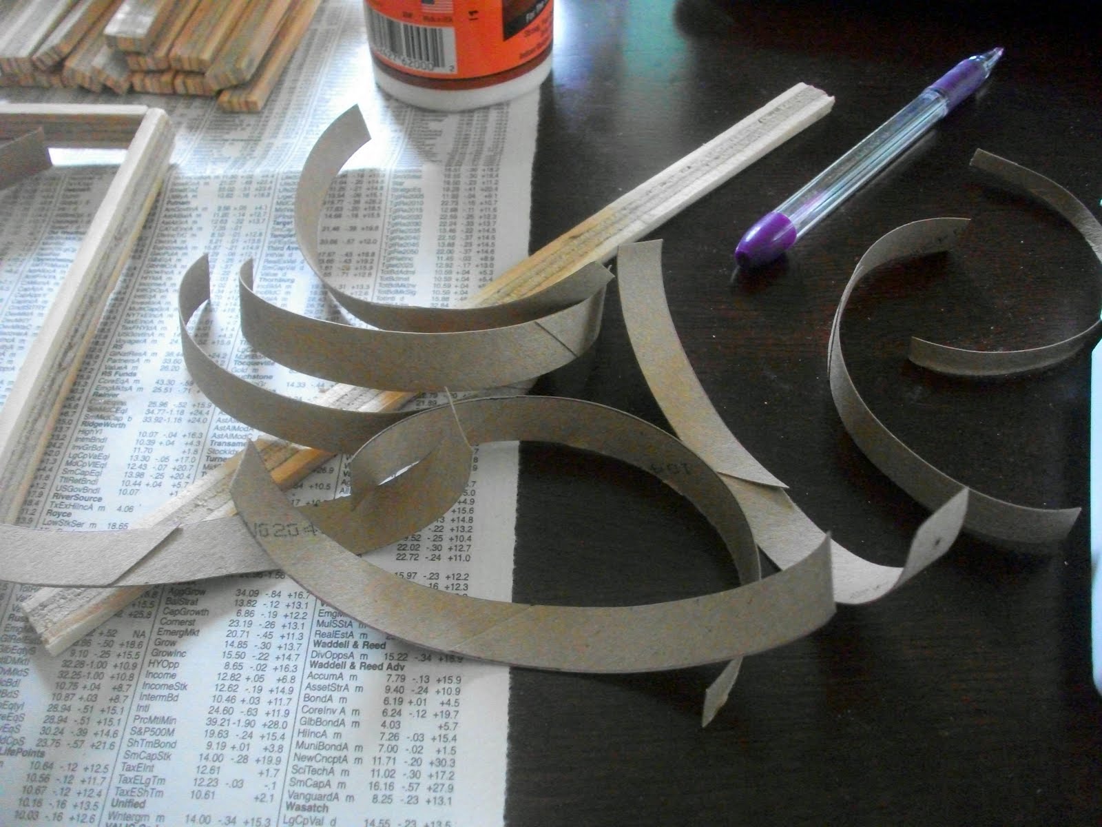 Thrifty Crafty Girl Wrought Iron, Except It's Not.