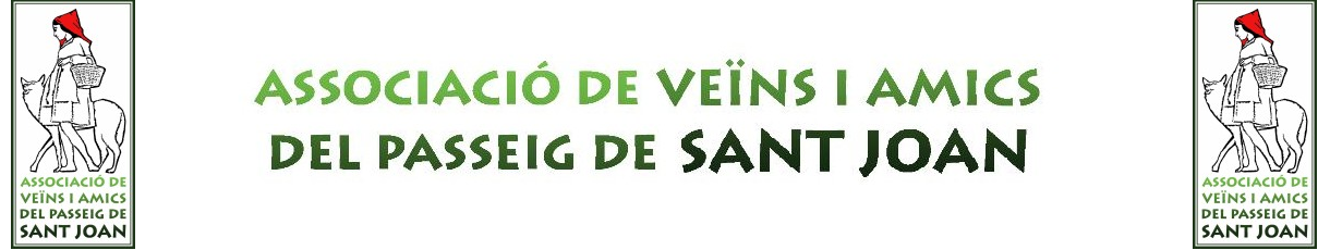 Associació de Veïns i Amics del Passeig de Sant Joan de Barcelona-ARXIU