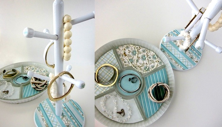 Turn a cup holder into a jewelry stand