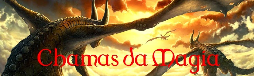 O livro "Chamas da Magia" de Cláudia Elisabeth Ramos