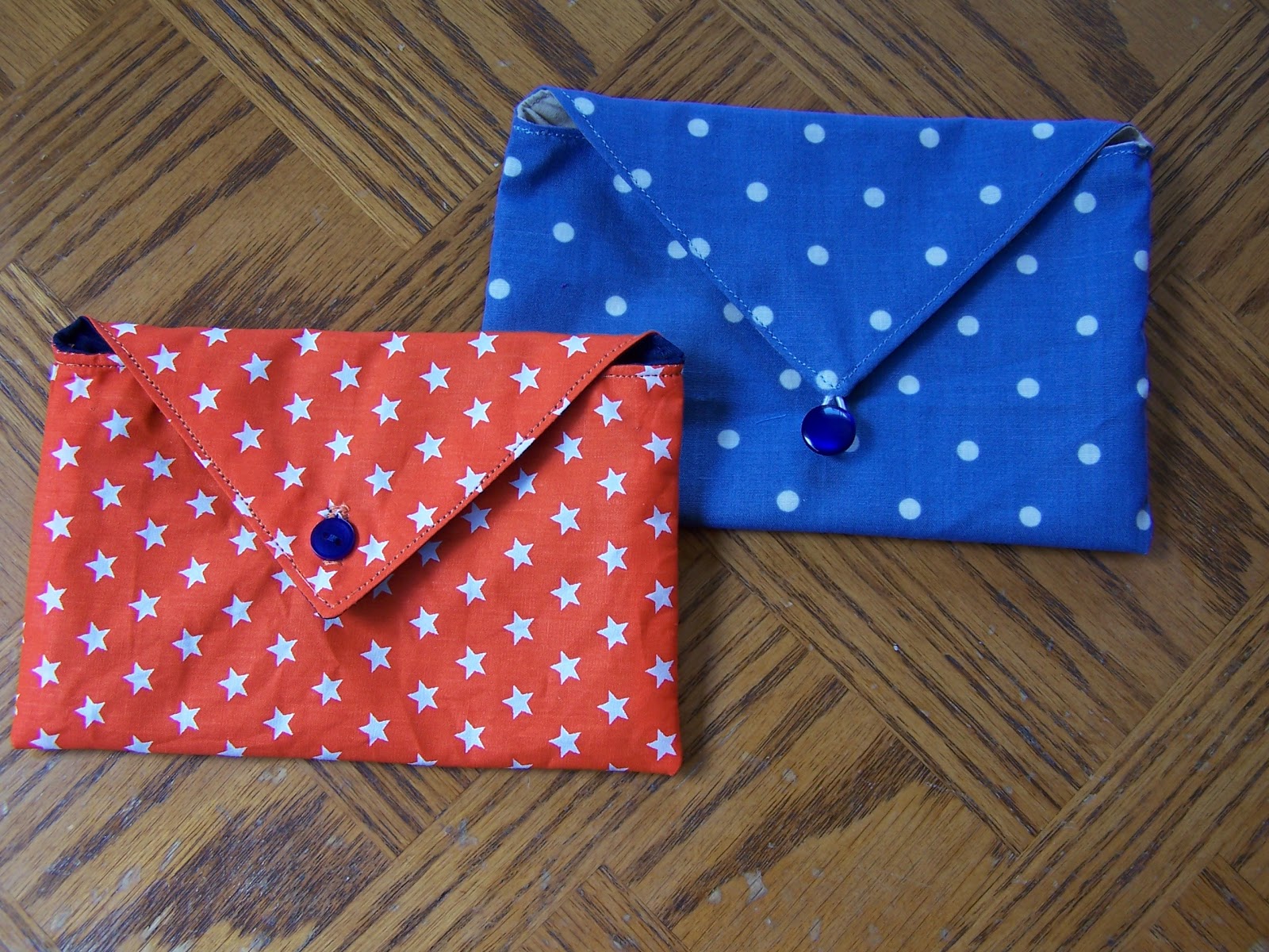 LillyBelle Makes The Fabric Envelope Pouches
