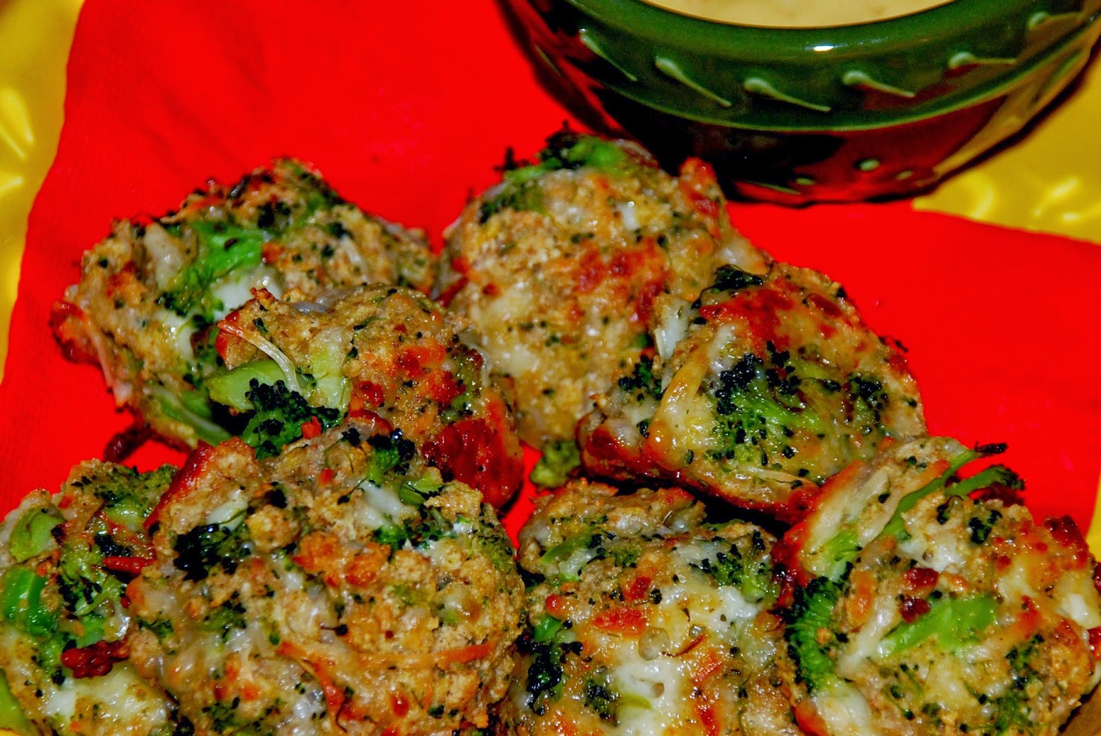 Baking and Creating with Avril Broccoli Cheese Bites
